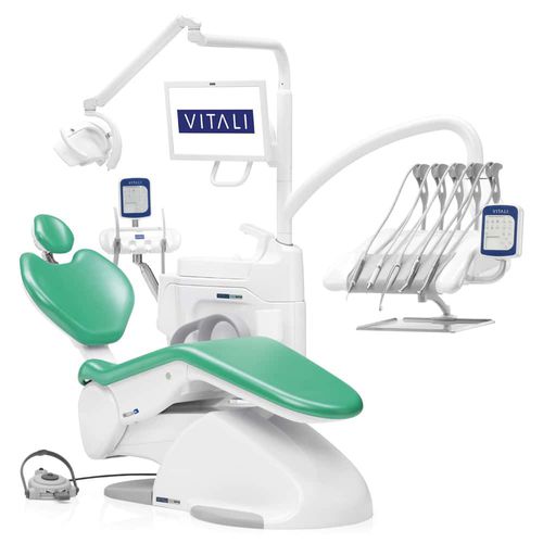 Dentaleinheit mit flexiblem Kopfstück - T5 EVO PLUS 4.0 - VITALI S.R.L.   - mit Monitor / mit Hygienesystem / mit Instrumententräger