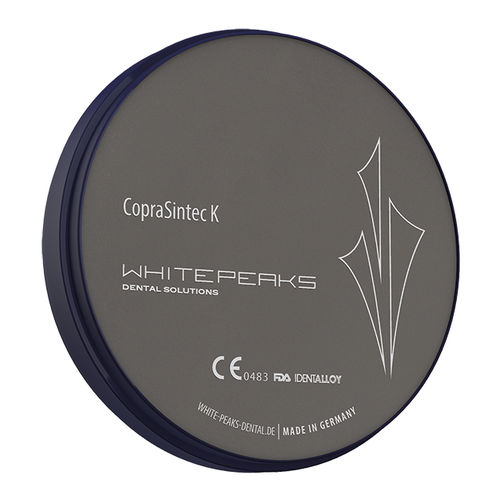 Zahnmedizinisches Material / CoCr - CopraSintec K - Whitepeaks Dental Solutions GmbH - zur Dentalrestaurierung / Fräs