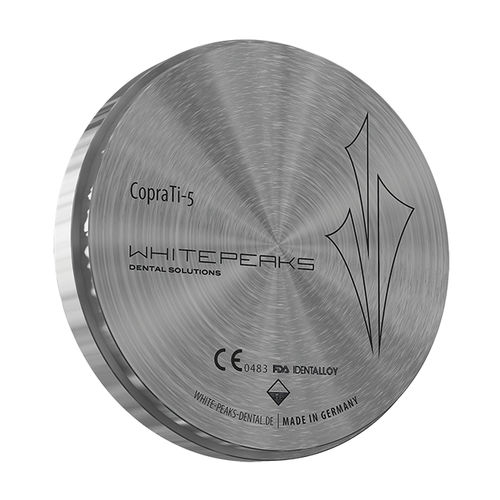 Zahnmedizinisches Material / Titan - CopraTi-5 - Whitepeaks Dental Solutions GmbH - CAD/CAM