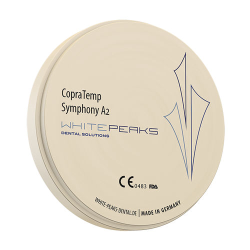 Zahnmedizinisches Material / PMMA - CopraTemp Symphony 98 - Whitepeaks Dental Solutions GmbH - zur Dentalrestaurierung / temporär