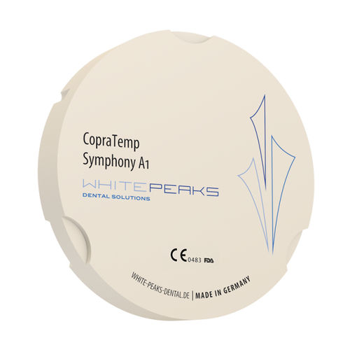 Zahnmedizinisches Material / PMMA - CopraTemp Symphony 95 - Whitepeaks Dental Solutions GmbH - zur Dentalrestaurierung / für Dentalkronen / für Zahnbrücken