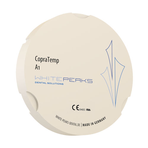 Zahnmedizinisches Material / PMMA - CopraTemp 95 - Whitepeaks Dental Solutions GmbH - zur Dentalrestaurierung / für Dentalkronen / für Zahnbrücken