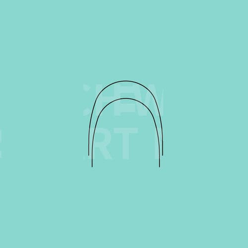Rechteckiger kieferorthopädischer Draht - SMART - WORLD BIO TECH   - rund / NiTi