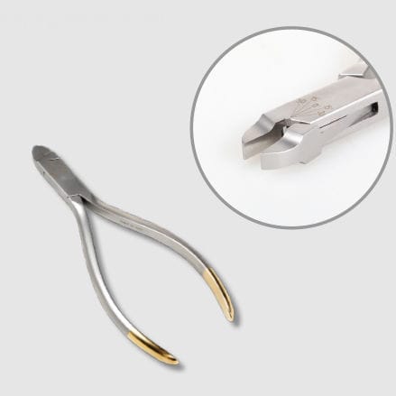 Orthodontische Zange - P-123 - WORLD BIO TECH   - zum Durchtrennen von Draht / Hartmetall