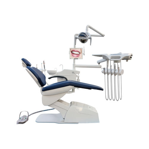 Dentaleinheit mit elektromechanischem Stuhl - EVERSUN S2308 - Sinol Dental Limited - mit flexiblem Kopfstück / mit Monitor / mit Hygienesystem