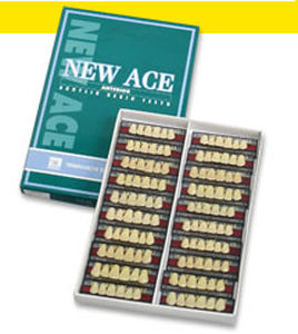 Acrylzahnprothese - NEW ACE ANTERIOR - YAMAHACHI DENTAL MFG., CO.   - für Vorderzähne