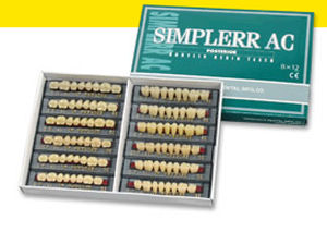 Acrylzahnprothese - SIMPLERR AC - YAMAHACHI DENTAL MFG., CO.   - für Seitenzähne