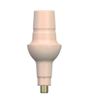 Implantat-Abutment / PEEK - BL-TA0030 - Z-Systems AG   - mit Innenverbindung / gerade / Schrauben