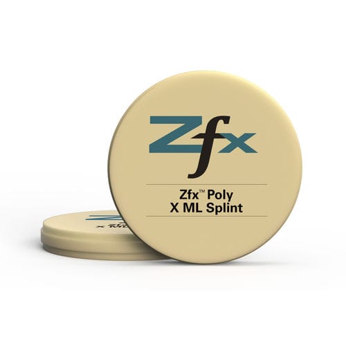 Zahnmedizinisches Material / PMMA - Poly X ML Splint - Zfx GmbH - für Zahnbrücken / für Dentalkronen / fest