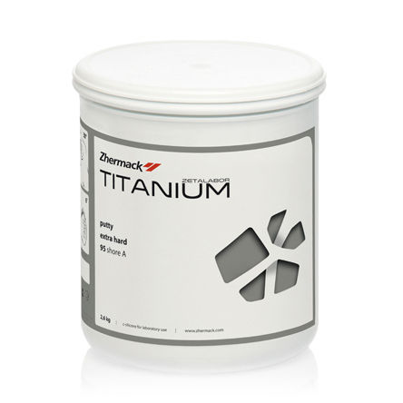 Zahnmedizinisches Material / Silikon - Titanium - Zhermack - für Dentallabor / zur Modellierung