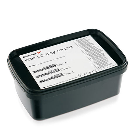 Zahnmedizinisches Material / Harz - Elite LC Tray Round - Zhermack - für Abdrucklöffel / für Dentallabor / zur Modellierung