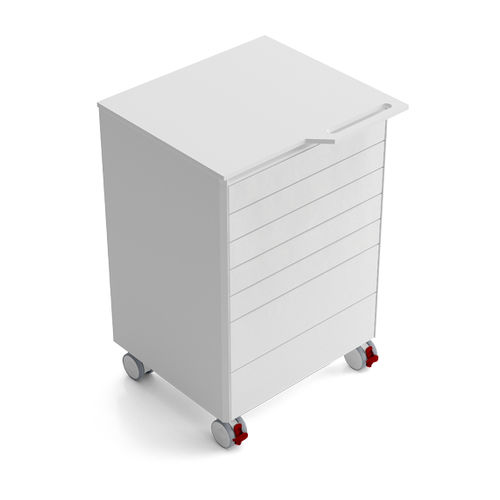 Medizinischer Wagen - PMR7AT - Zilfor - für zahnärztliche Instrumente / Lager / 7 Schubladen