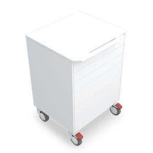 Medizinischer Wagen - ALR5AT - Zilfor - Mehrzweck / 5 Schubladen / mobil