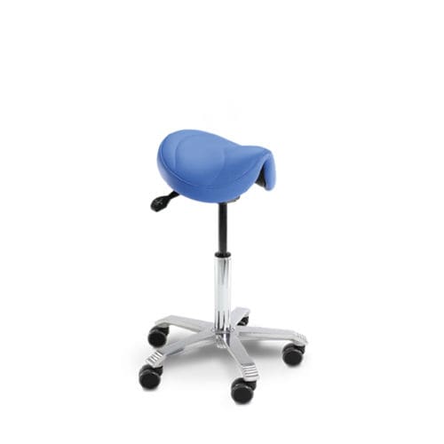 Dentalhocker - SAZ - Zilfor - höhenverstellbarer / auf Rollen / sattelförmig