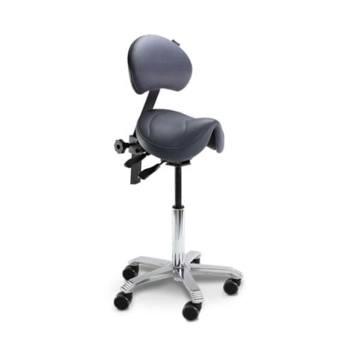 Dentalhocker - SAZL - Zilfor - höhenverstellbar / drehbar / mit Rückenlehne