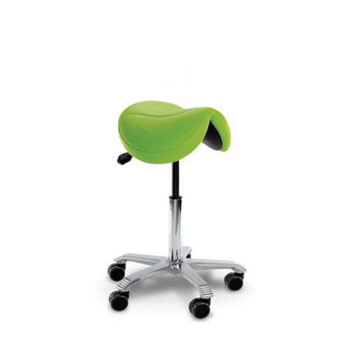 Dentalhocker - SJP - Zilfor - höhenverstellbarer / auf Rollen / sattelförmig