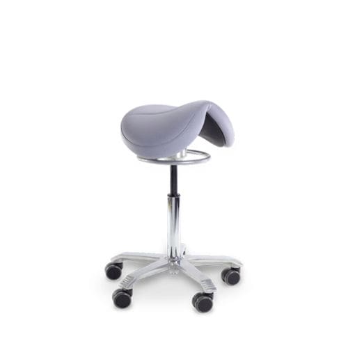 Dentalhocker - SJPB - Zilfor - höhenverstellbarer / auf Rollen / sattelförmig