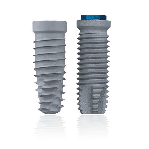 Zylindrisches Zahnimplantat - Osseotite® - Zimmer Dental - Titan / inneres Sechseck / äußeres Sechseck