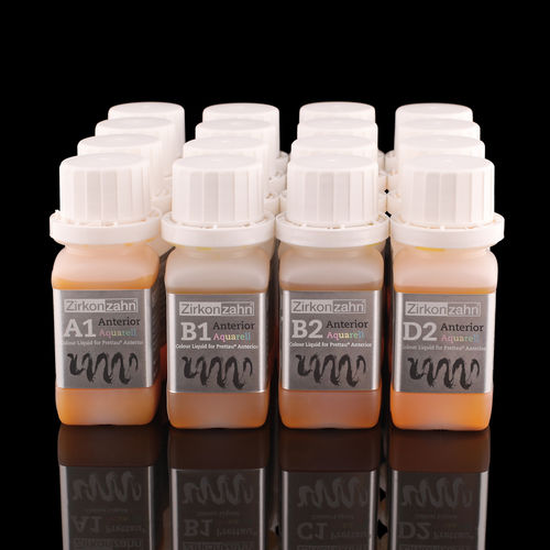 Zahnmedizinisches Material / für Dentallabor - Colour Liquid Prettau® 4 Anterior® Aquarell - Zirkonzahn - flüssig / vorgefärbt