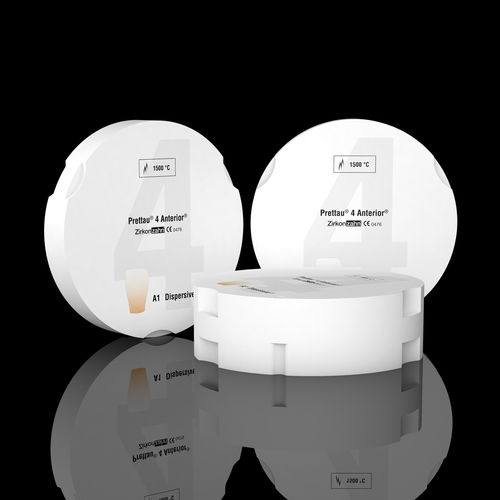 Zahnmedizinisches Material / Zirkonoxid - Prettau® 4 Anterior® Dispersive® - Zirkonzahn - für Veneere / für Dentalinlays / für Dentalonlays