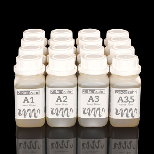 Zahnmedizinisches Material / zur Dentalrestaurierung - Colour Liquid  - Zirkonzahn - flüssig / vorgefärbt