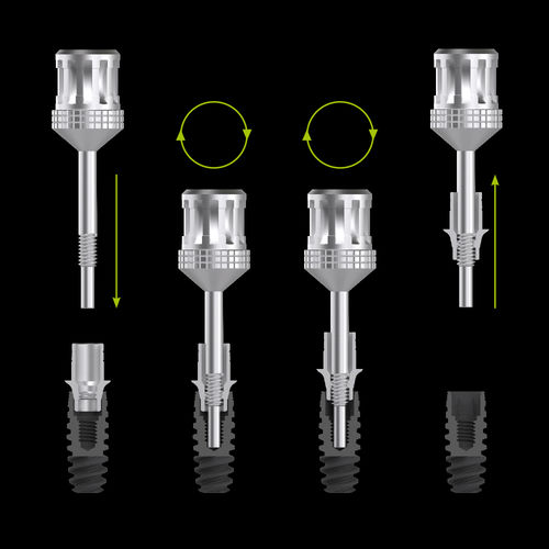 Instrument zur Entfernung / für Implantatabutments - Zirkonzahn - für Implantat-Analog