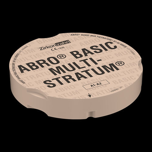 Zahnmedizinisches Material / PMMA - Abro® Basic Multistratum® - Zirkonzahn - Harz / für Dentalkronen / CAD/CAM