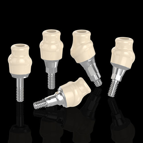 Implantat-Abutment / Titan - ZircoLoc® - Zirkonzahn - Zirkonoxid / sechseckig / gerade