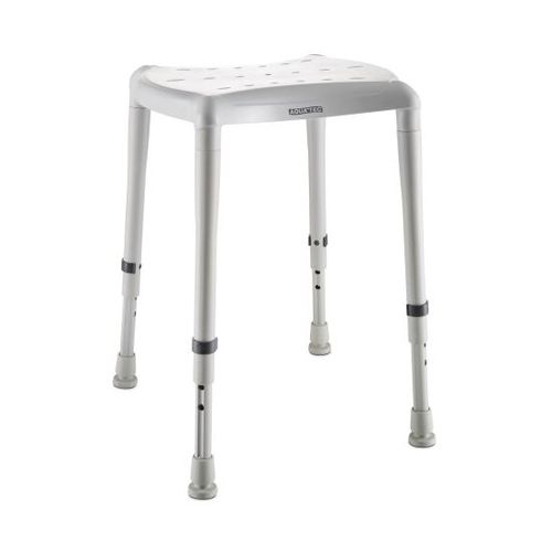 Duschhocker ohne Rückenlehne - Aquatec DOT - Invacare - mit Armlehnen / höhenverstellbarer / zusammenklappbar