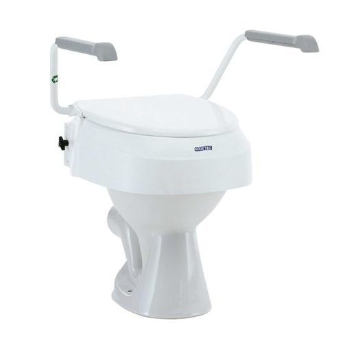 Toilettensitzerhöhung mit Armlehnen - Aquatec 900  - Invacare - höhenverstellbar / mit Deckel
