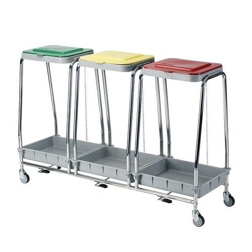 Sackhalterwagen für dreckige Wäsche - F-LP-580-T-CR - Behmpat Producciones S.L - medizinisch / Transport / 3 Säcke