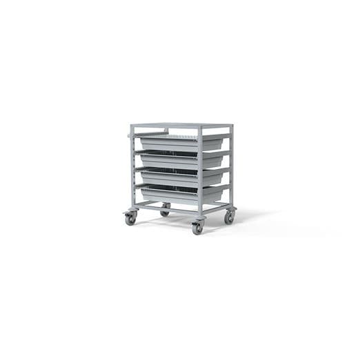 Wagen für Kliniken - F-T6010-1 - Behmpat Producciones S.L - Mehrzweck / für Transport / Aluminium