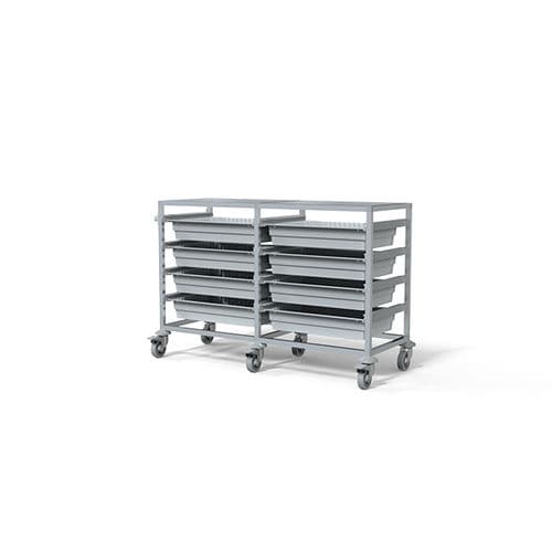 Wagen für Kliniken - F-T6010-2 - Behmpat Producciones S.L - Mehrzweck / für Transport / Aluminium