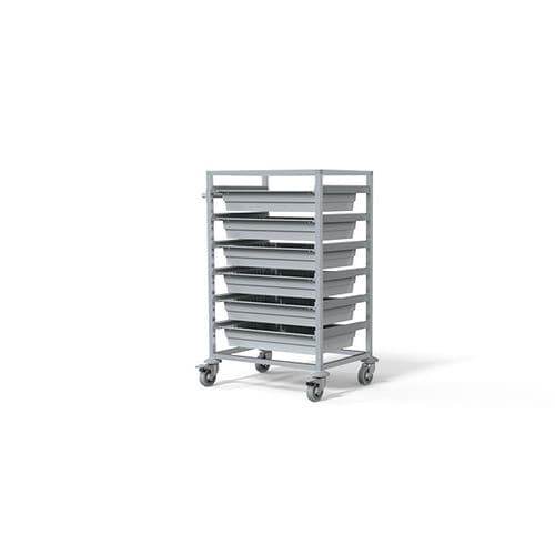 Wagen für Kliniken - F-T6012-1 - Behmpat Producciones S.L - Mehrzweck / für Transport / Aluminium