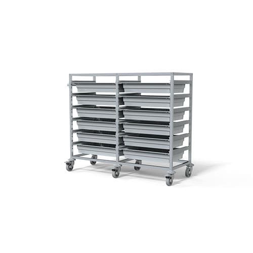 Wagen für Kliniken - F-T6012-2 - Behmpat Producciones S.L - Mehrzweck / für Transport / Aluminium