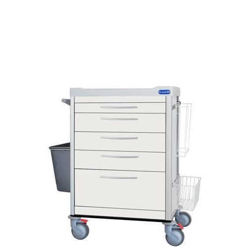 Pflegewagen - F-DCONV-K2 - Behmpat Producciones S.L - für Kliniken / Aluminium / mit Korb