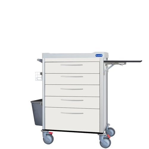 Pflegewagen - F-DCONV-K7 - Behmpat Producciones S.L - für Kliniken / Aluminium / mit seitlichen Kippbehältern
