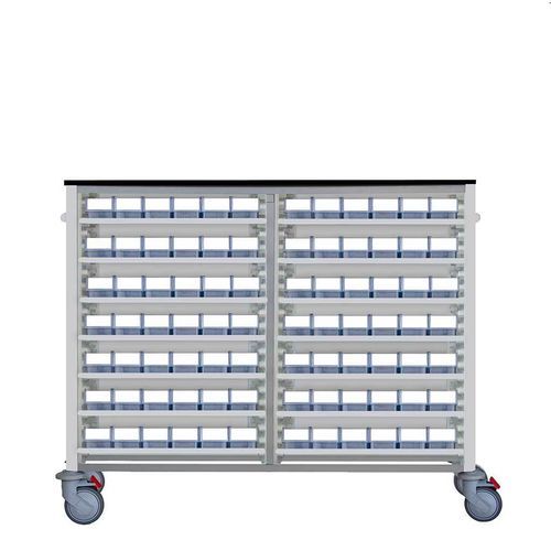 Medizinischer Wagen - F-C-NOD-BIN - Behmpat Producciones S.L - für Medikamente / Transfer / mit Behältern