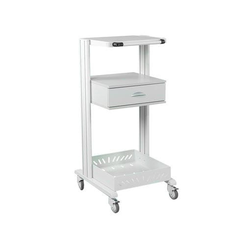 Medizinischer Wagen - CARSPEC78/DE - nuovalaris - Mehrzweck / Geräte / anodisiertes Aluminium