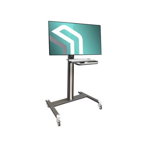 Gerätewagen - CARSPEC78/MNTV - nuovalaris - für Monitor / Aluminium / mobil