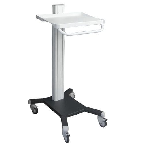Mehrzweckwagen - TELEMED02 - nuovalaris - Geräte / anodisiertes Aluminium / mit Platte