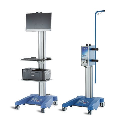 Digitales Urodynamiksystem - Maestro - HC Italia - auf Rollen / Beckenboden-EMG / mit Drucker