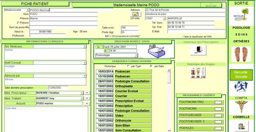 Podologie-Software - PODOSOFT - Am Cube - für Arztpraxis / Management
