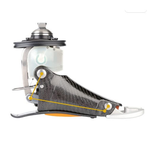 Hydraulischer externe Fußprothese - Meridium - Ottobock - mikroprozessorgesteuert / multiaxial / 3
