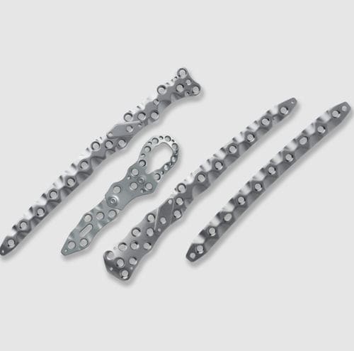 Kompressionsplatte für periprothetische Femur-Fraktur - NCB® - Zimmer Biomet - distal / proximal / mit Verriegelung