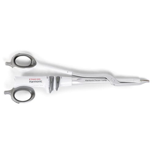 Schere zum Sezieren - HARMONIC FOCUS™+ - Ethicon - Messer / für Humanmedizin / gebogen