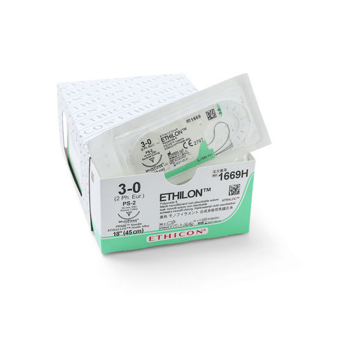 Nicht resorbierbarer Nähfaden - ETHILON™ - Ethicon - ophthalmische Chirurgie / uro-gynäkologische Chirurgie / Herz und Gefäßchirurgie