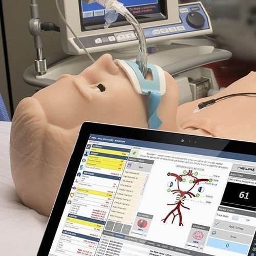 Schädeltrauma-Trainingspuppe - NewroSim™  - Gaumard - für Allgemeinpflege / für Intensivpflege / für Vitalzeichen