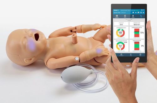 Patientensimulator / frühgeborenes Baby - Premie™ Blue S108.250 - Gaumard - für Intubation / Monitoring / Ernährung