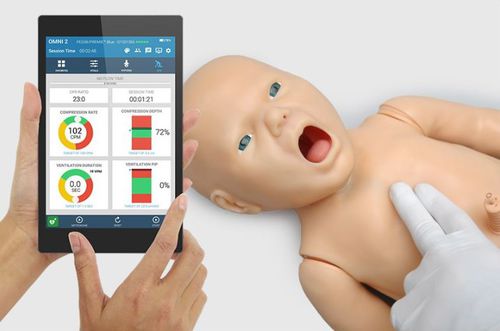 Patientensimulator für Intubation - PEDI® S105.250 - Gaumard - Monitoring / für CPR / Infusion